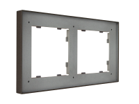 Рамка на 2 пост, Monaco 04, шоко (04P211)