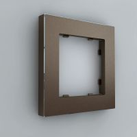 Рамка на 1 пост, Berlin 01, шоко (01P106)