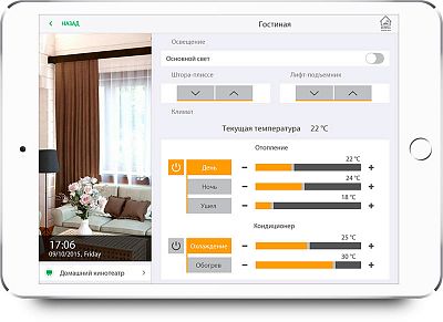  (Country-style Cottage). Control interface