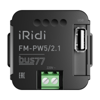 Блок питания встраиваемый в комплекте с кабелем Type-C (FM-PW5/2.1-TC)