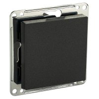 Сценарный выключатель 1-кл, модуль 55х55, dc, (Ddc-00-55-0104) Графит