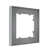 Рамка на 1 пост, Milan, серебристая (07P102)