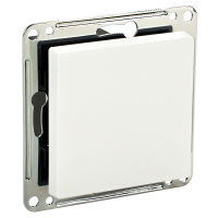 Сценарный выключатель 1-кл, модуль 55х55, dc, (Ddc-00-55-0101) Белый 