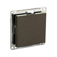 Сценарный выключатель 1-кл, модуль 55х55, Bus77, Шоко