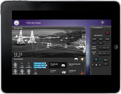  (CRQ Auditorium). Control interface
