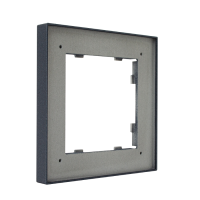 Рамка на 1 пост, Milan, графит (07P104)