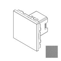 Сценарный выключатель, Amsterdam 02, 1-кл., модуль 71х71, Bus77, Серебристый