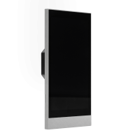 Панель настенная 6 дюймов (P6) с монтажным коробом, алюминий, сатинирование перекрестное