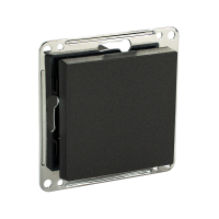 Сценарный выключатель 1-кл, модуль 55х55, Lite, Графит