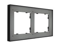 Рамка на 2 пост, Monaco 04, черный (04P205)