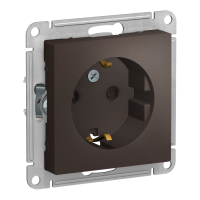 Модуль розетки со шторками (M0206) Шоко