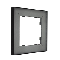 Рамка на 1 пост, Milan, черная (07P105)