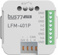 Модуль ввода-вывода на 4 входа и 1 реле (16А, 230В) (LFM-401P)