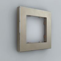 Рамка на 1 пост, Berlin 01, шампань (01P103)