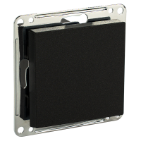 Сценарный выключатель 1-кл, модуль 55х55, dc, (Ddc-00-55-0105) Черный